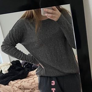 grey long sleeve
